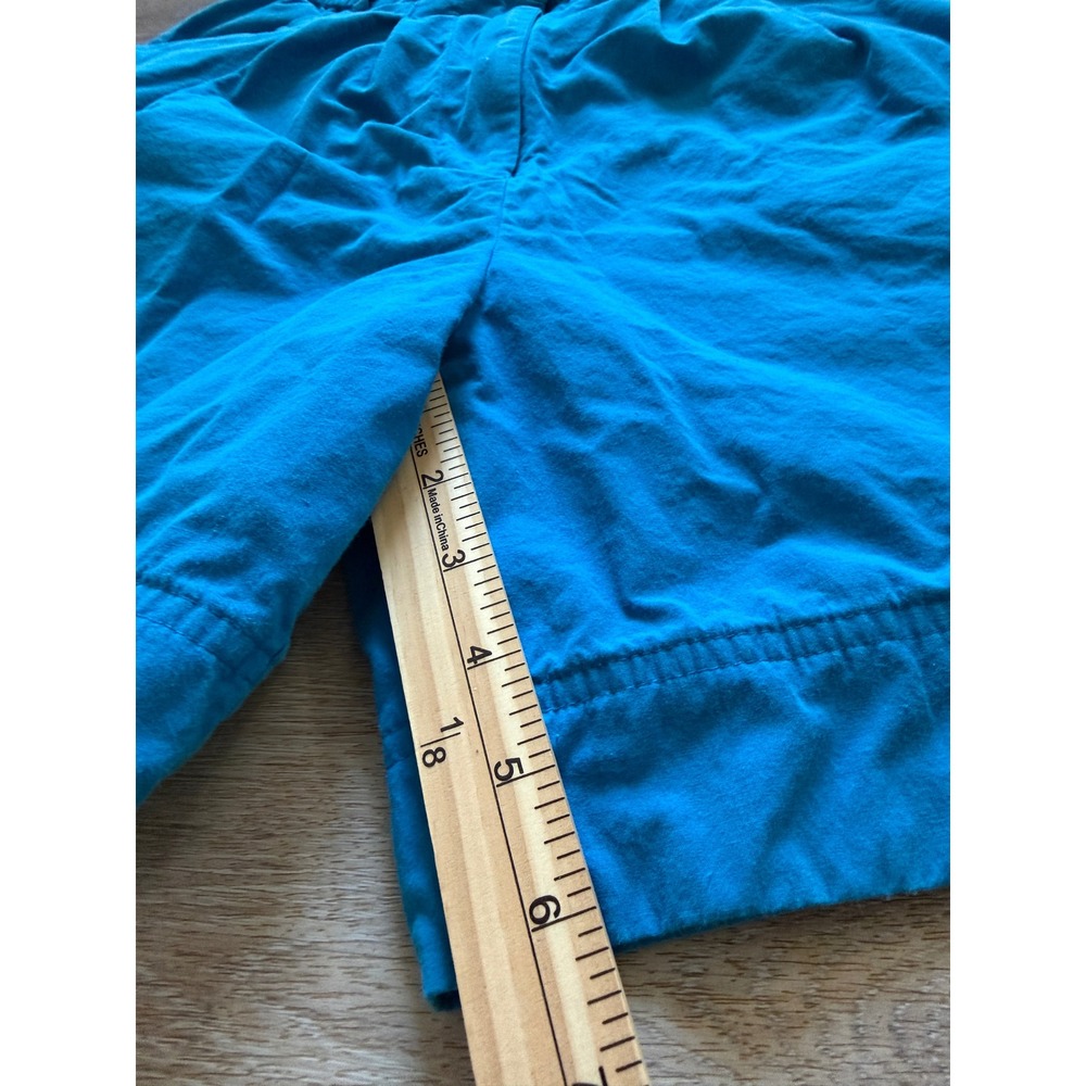Lilly Pulitzer Vintage Turquoise Blue Cotton Pleated High Rise Shorts Size 6 - Picture 2 of 6